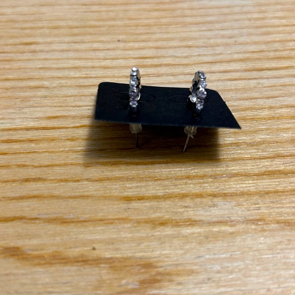 New! Silver Mini Hoops - Picture 4 of 5